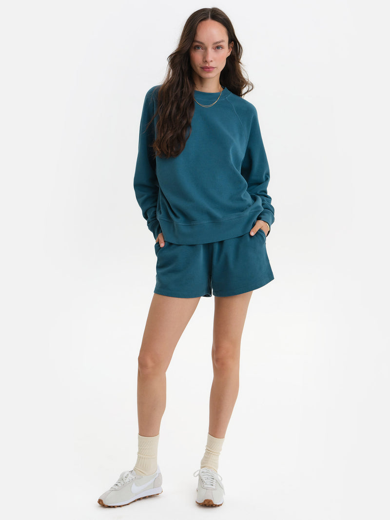 Organic Lightweight Terry Track Shorts