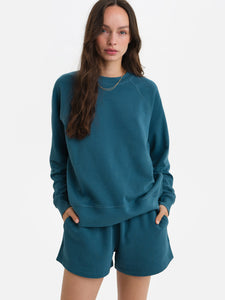 Organic Lightweight Terry Raglan Sweatshirt