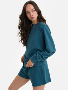 Organic Lightweight Terry Raglan Sweatshirt