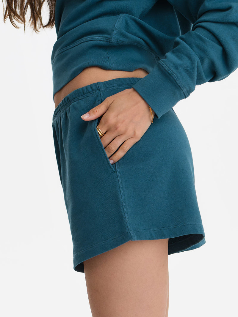 Organic Lightweight Terry Track Shorts