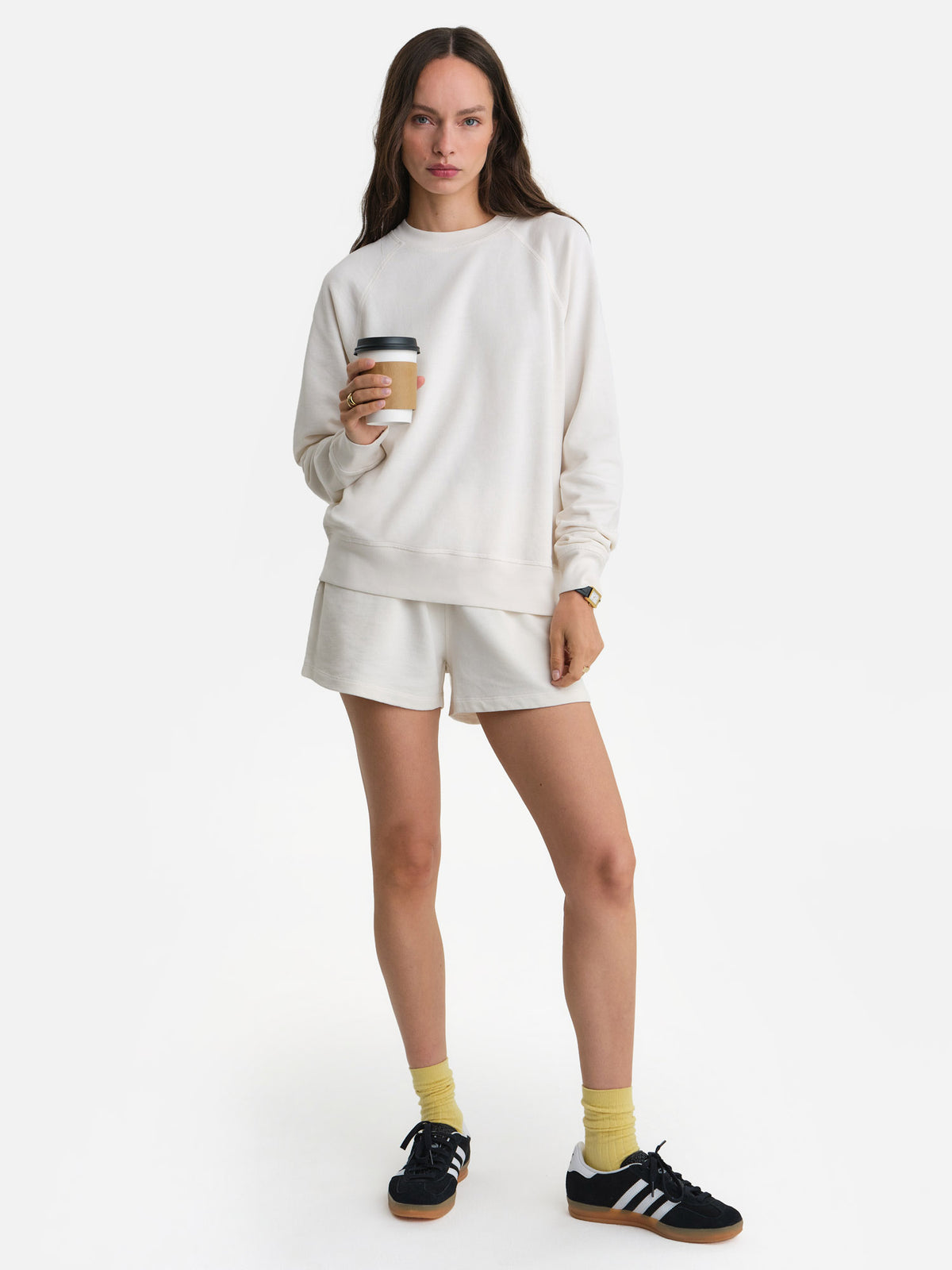 Organic Lightweight Terry Raglan Sweatshirt