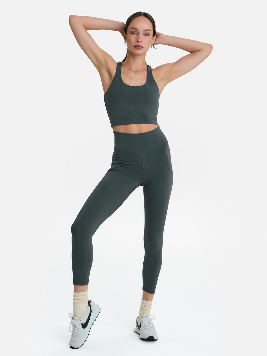 Organic Stretch Racer Tank-Active-MATE the Label-FOREST-XS-MATE the Label