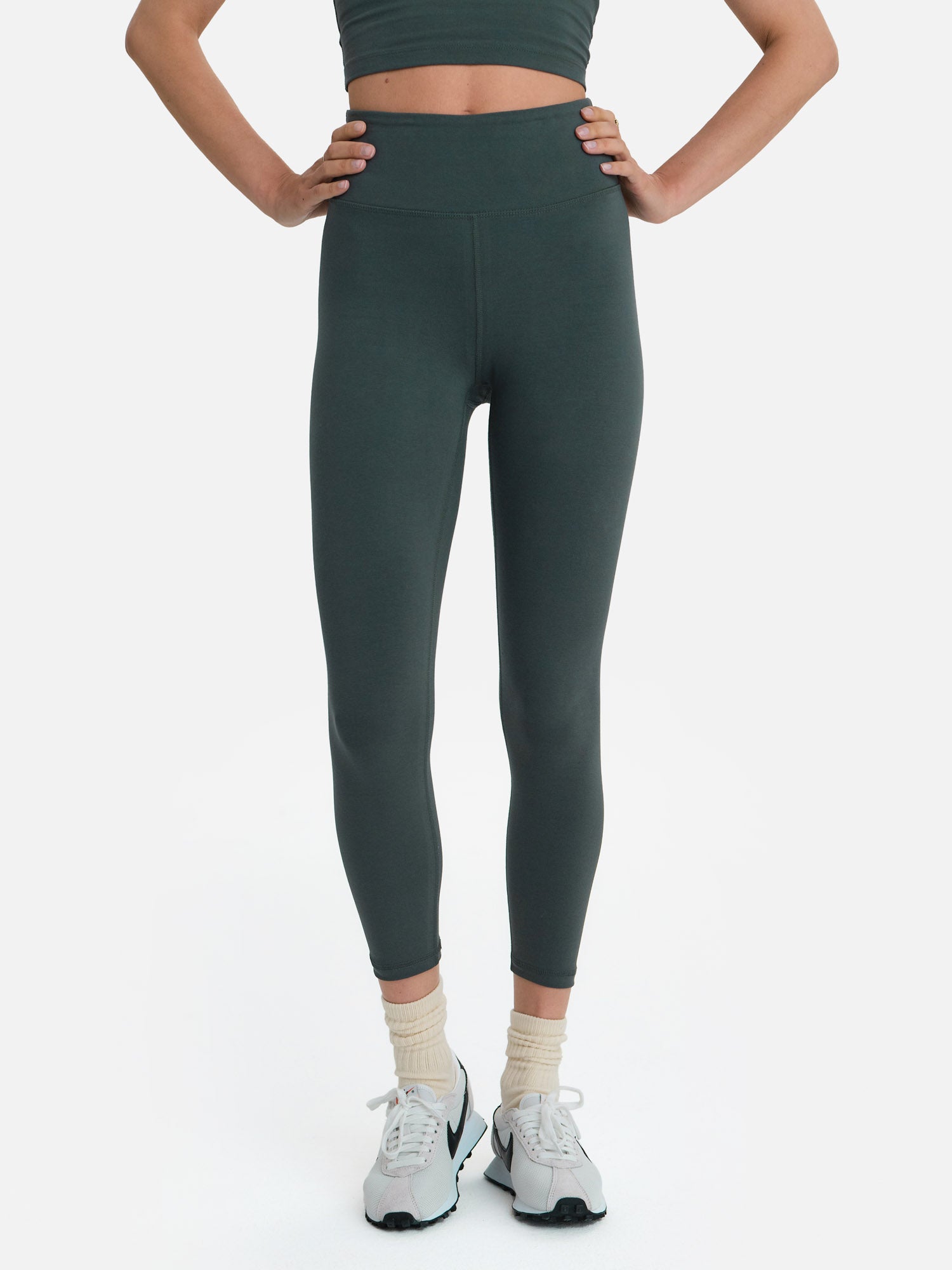 Organic Stretch Midi Legging – MATE the Label