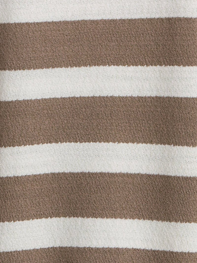 Textured Knit Crewneck Pullover