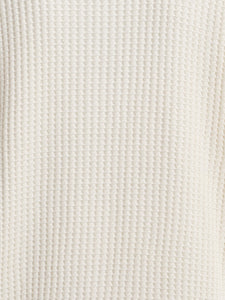 Organic Waffle Collared Half-Zip Sweatshirt
