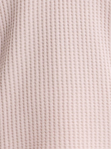 Organic Waffle Collared Half-Zip Sweatshirt