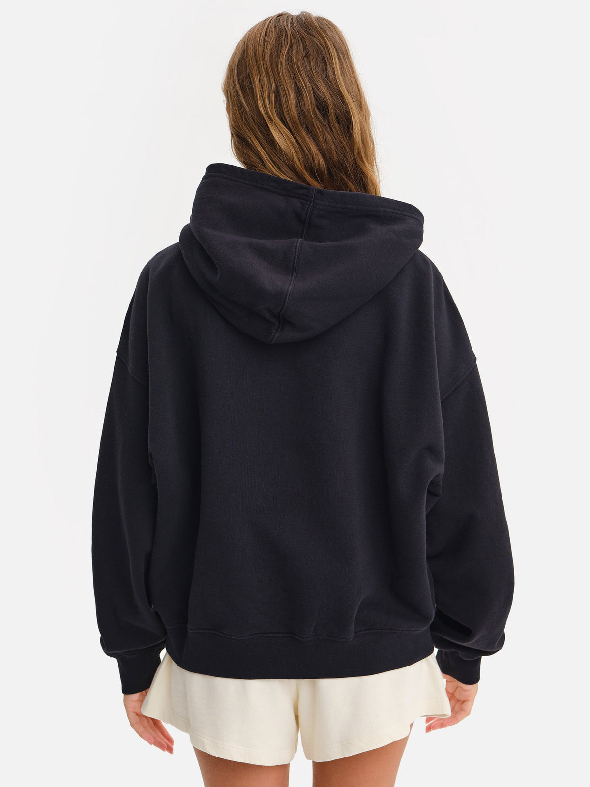 Organic Fleece Pocket Hoodie-MATE the Label-JET BLACK-XS-MATE the Label