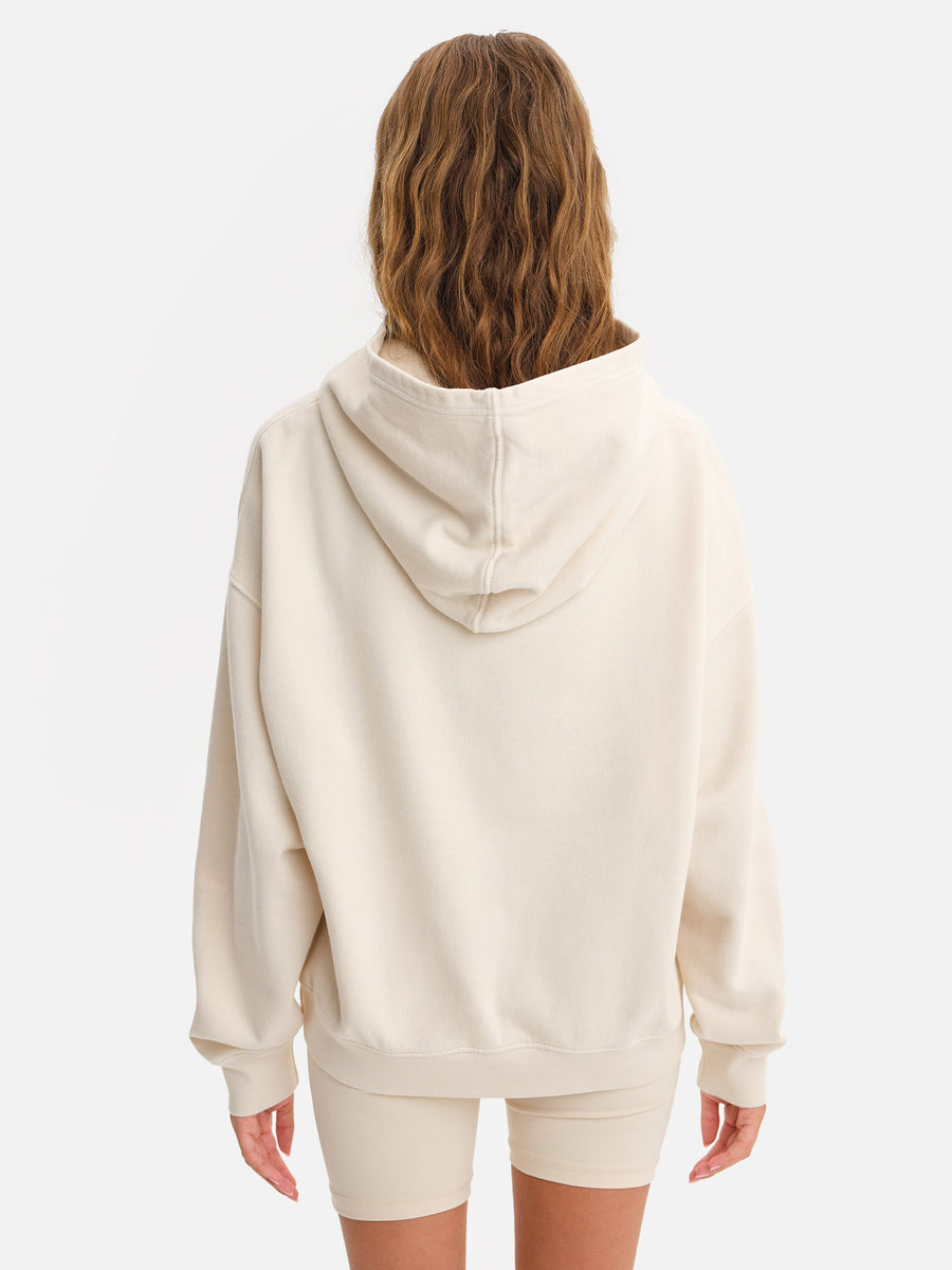 Organic Fleece Pocket Hoodie-MATE the Label-BONE-XS-MATE the Label