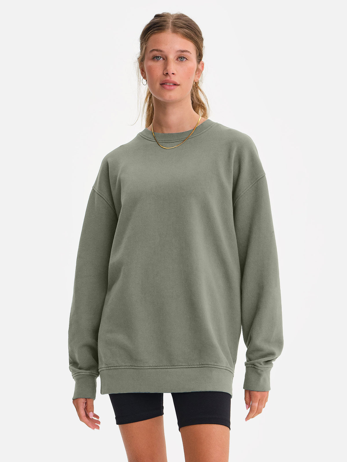 Organic Fleece Oversized Sweatshirt