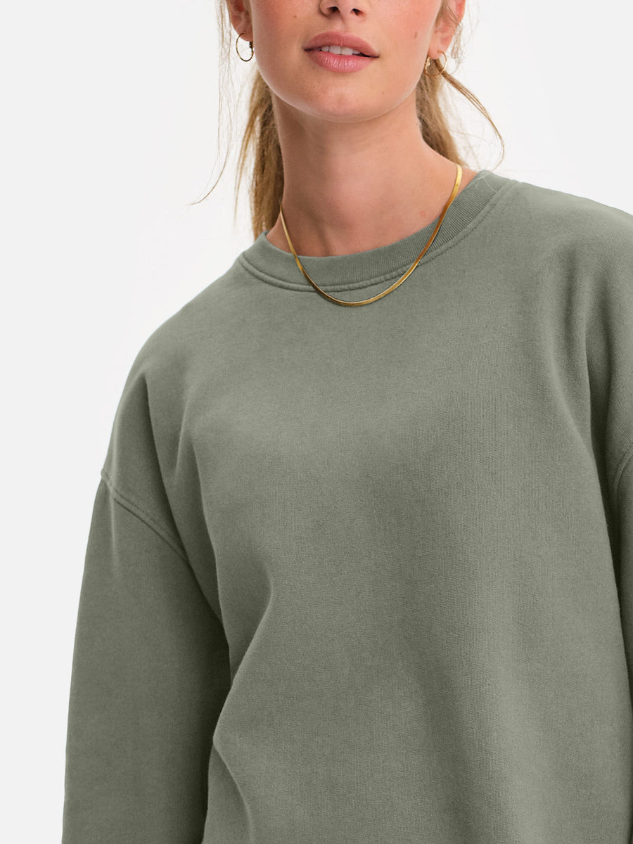 Organic Fleece Oversized Sweatshirt