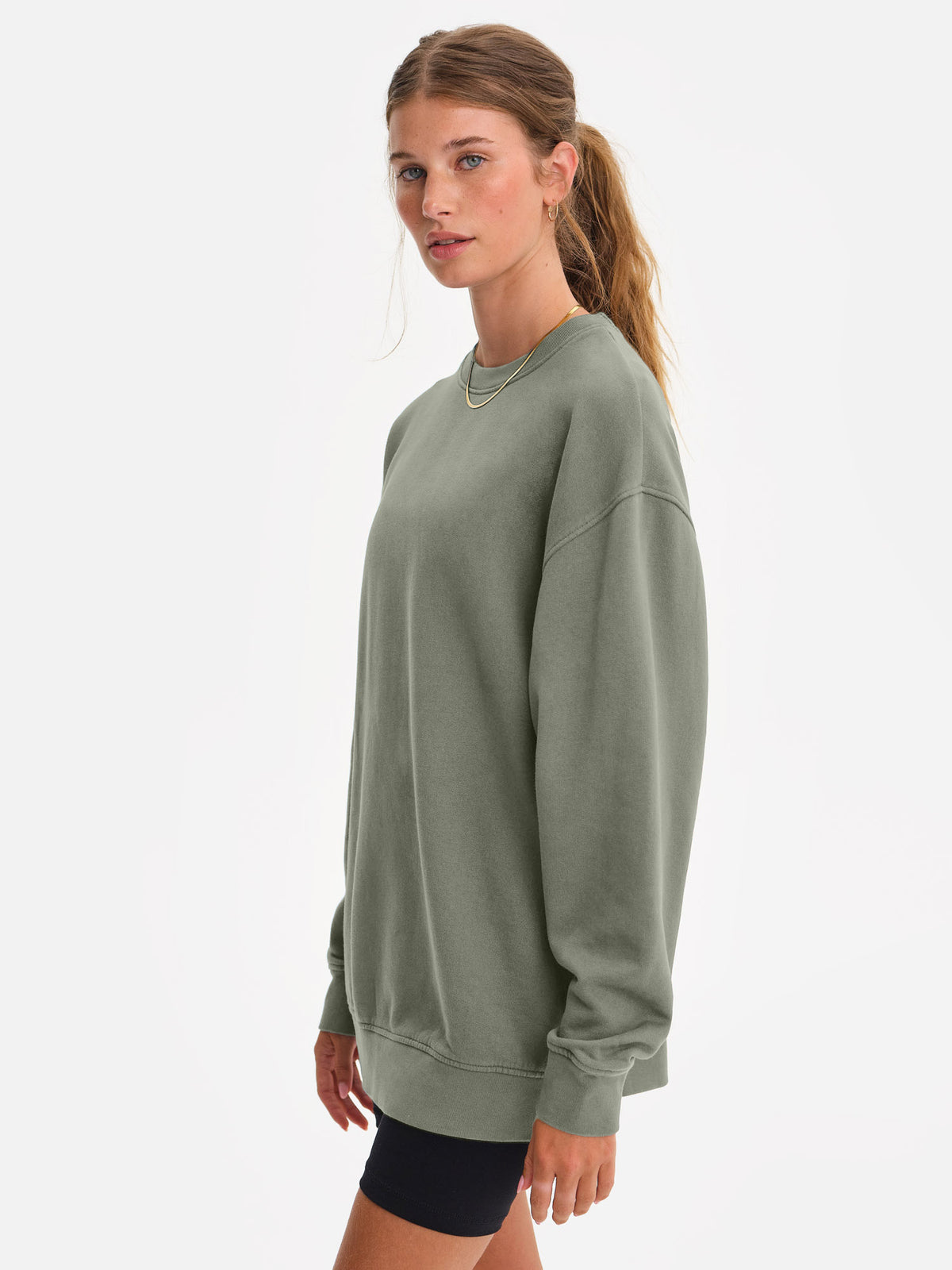 Organic Fleece Oversized Sweatshirt