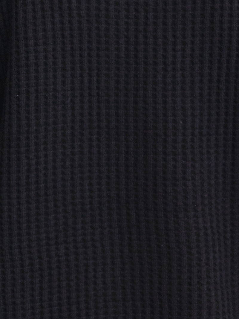 Organic Waffle Collared Half-Zip Sweatshirt