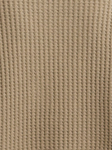 Organic Waffle Collared Half-Zip Sweatshirt