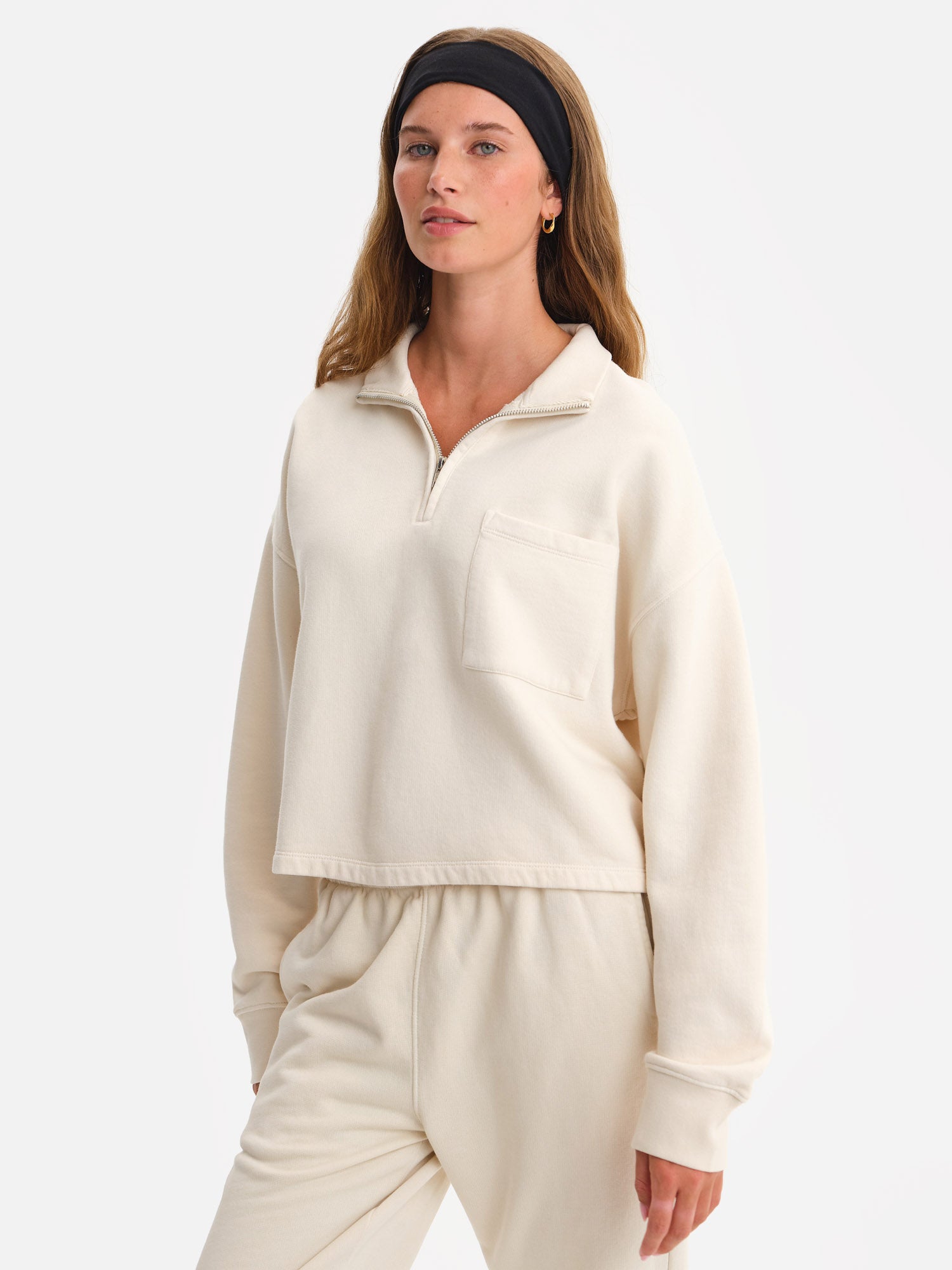 Organic Fleece Quarter Zip Sweatshirt – MATE the Label