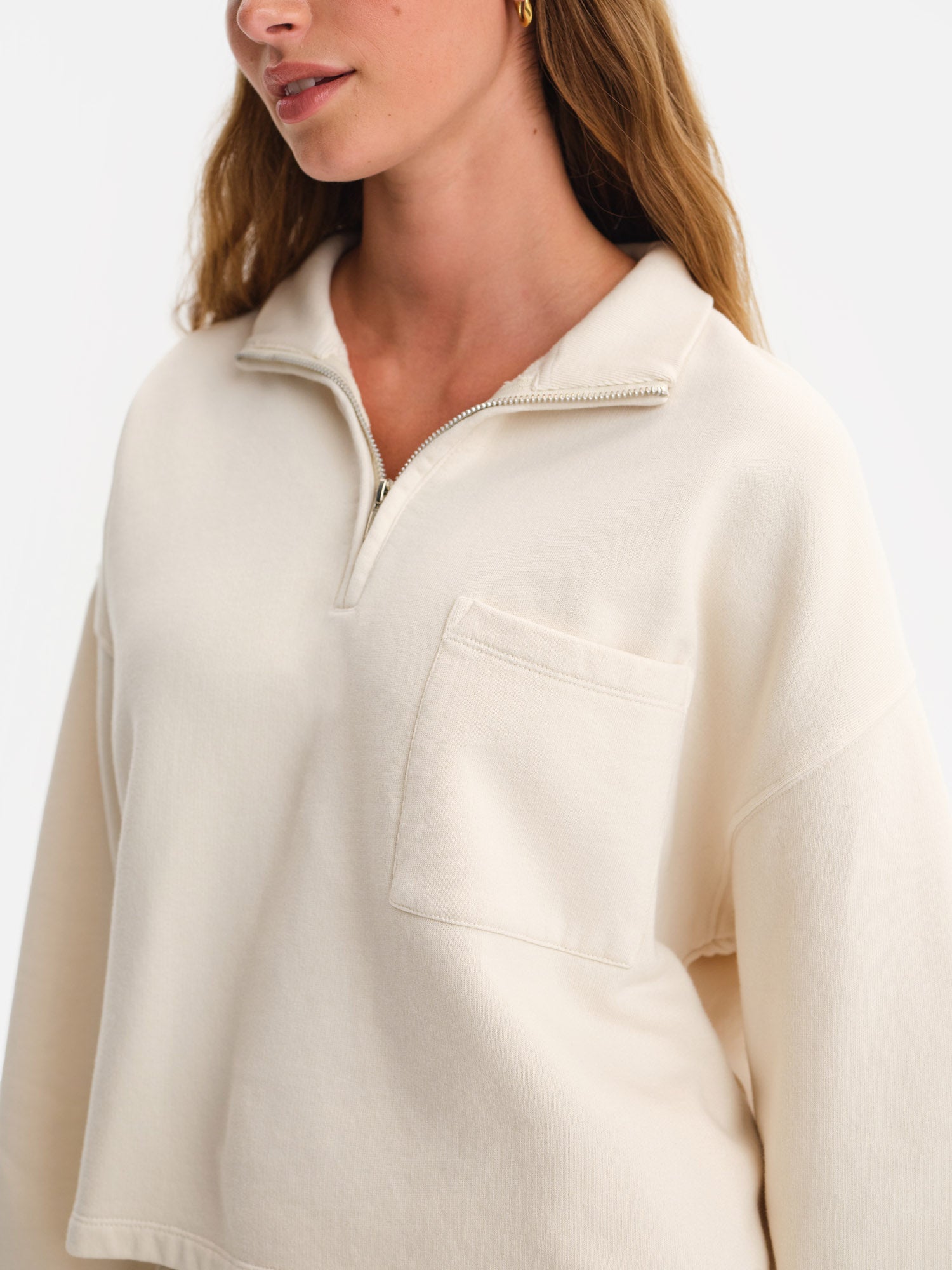 新品未使用　herlipto HLT Boucle Knit Cap ecru herlipto 【1月28日(日)19時発売】 Open Sleeve Knit Top - beige×ecru