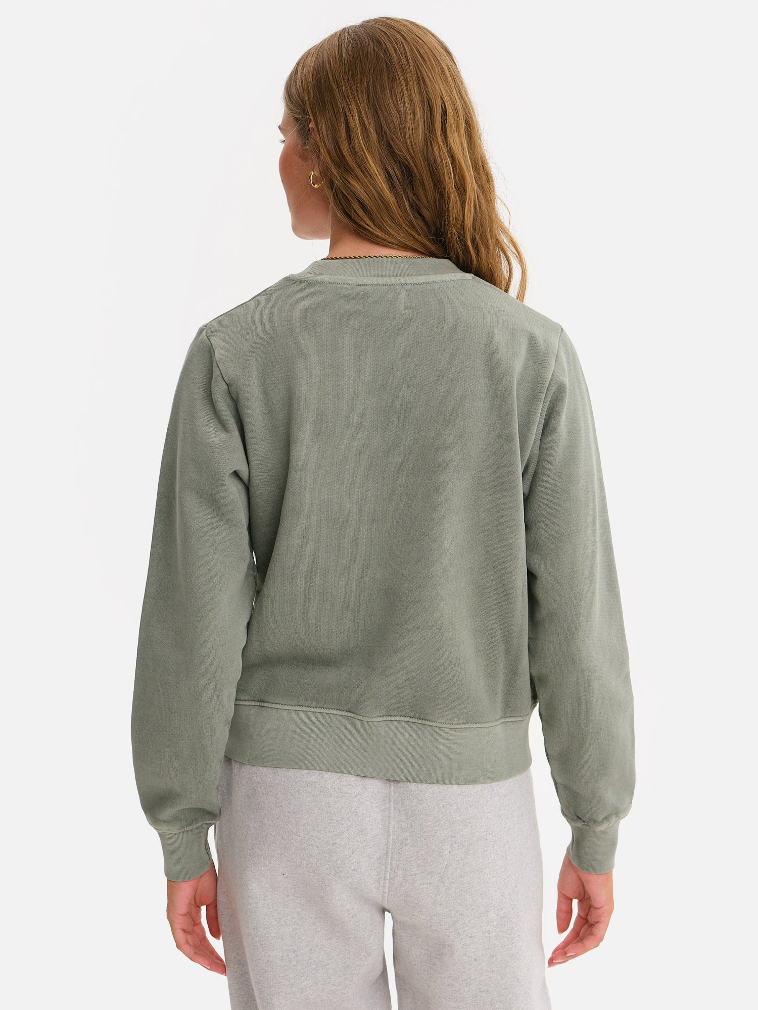 Organic Fleece Shrunken Crew Neck Sweatshirt – MATE the Label