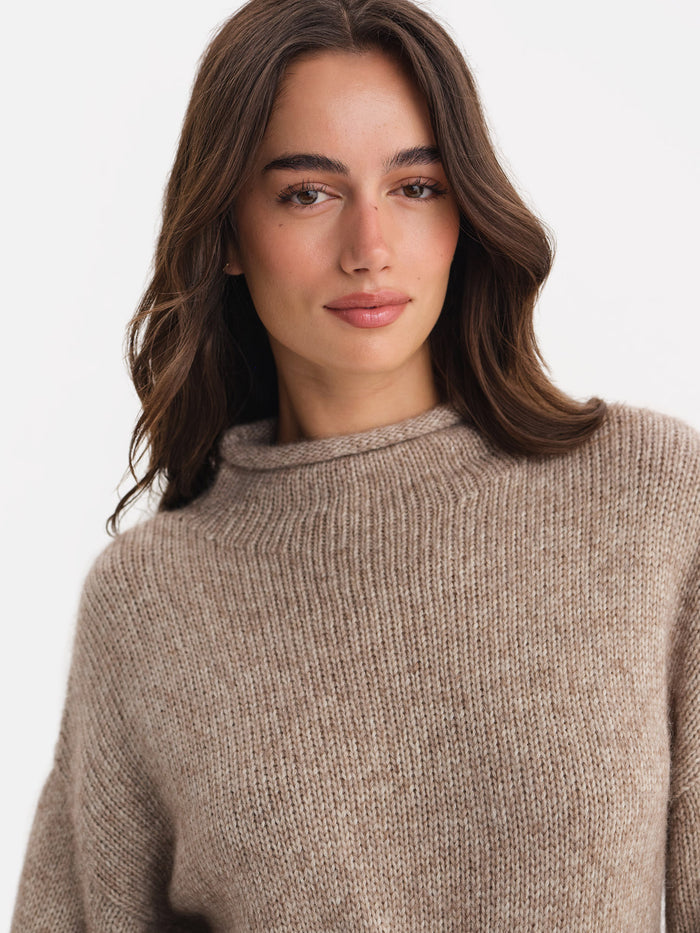 Luxe Alpaca Rollneck Sweater