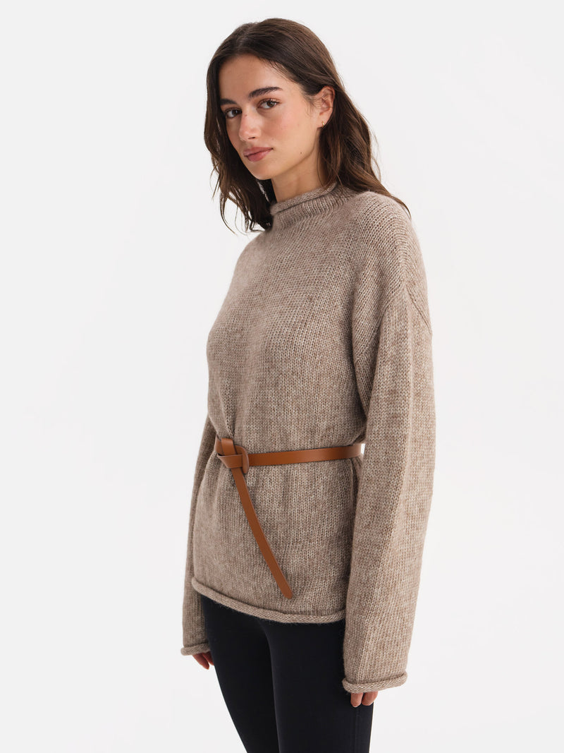 Luxe Alpaca Rollneck Sweater