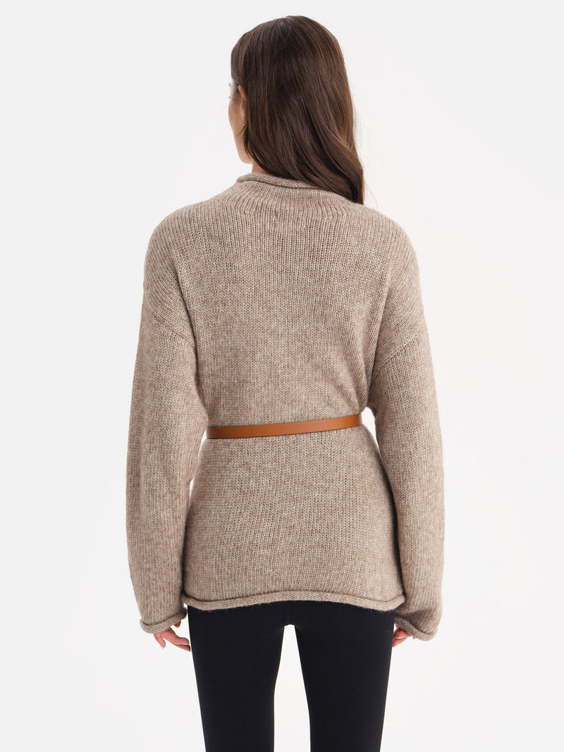 Luxe Alpaca Rollneck Sweater
