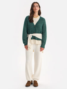 Luxe Alpaca Ribbed Cardigan