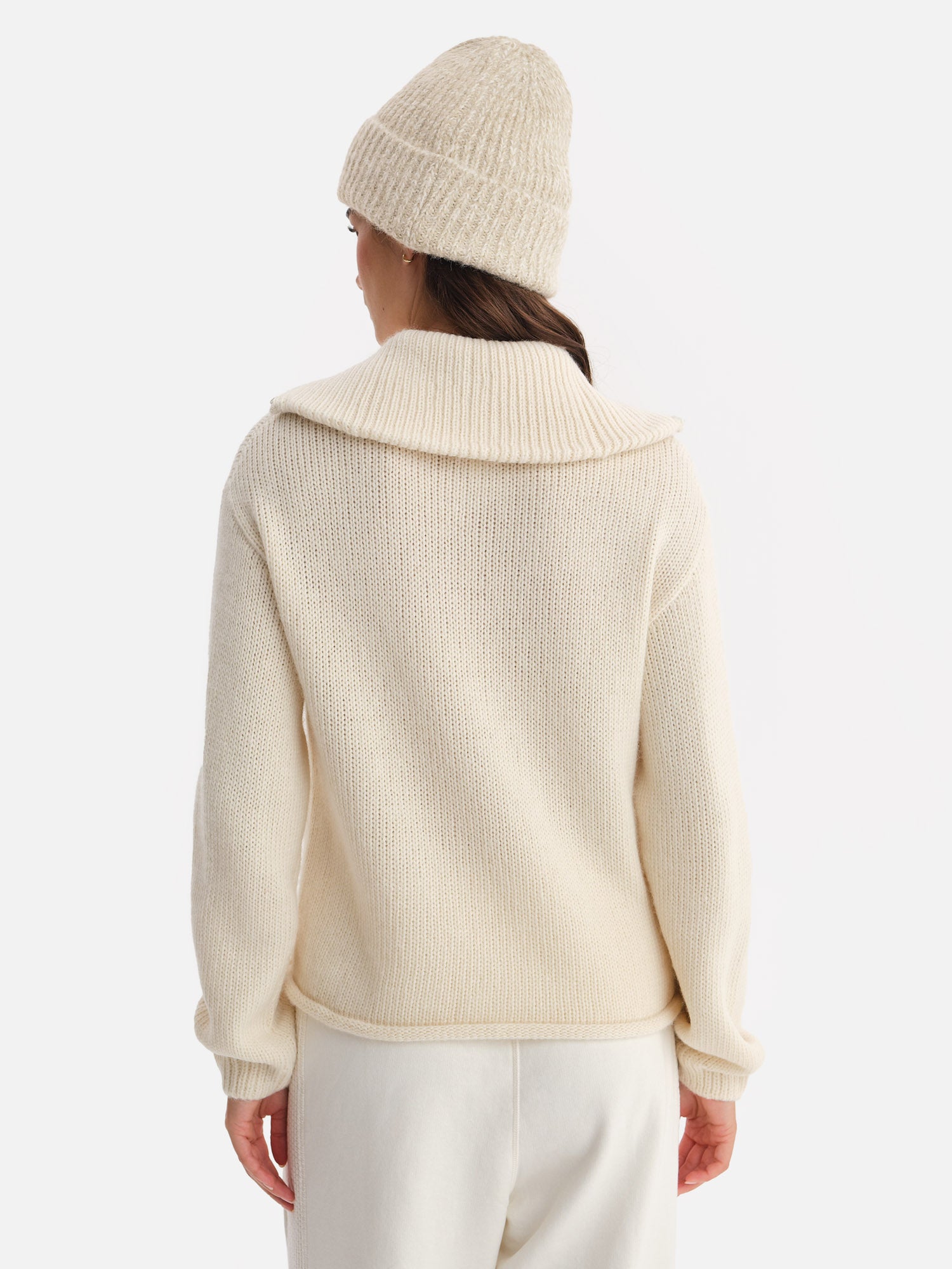 Luxe Alpaca Half-Zip Sweater – MATE the Label