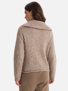 Luxe Alpaca Half-Zip Sweater