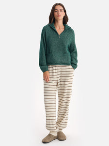 Luxe Alpaca Half-Zip Sweater