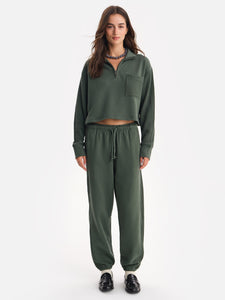 Organic Fleece and Waffle Relaxed Pocket Sweatpant