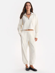 Organic Fleece and Waffle Relaxed Pocket Sweatpant