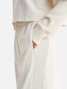 Organic Fleece and Waffle Relaxed Pocket Sweatpant