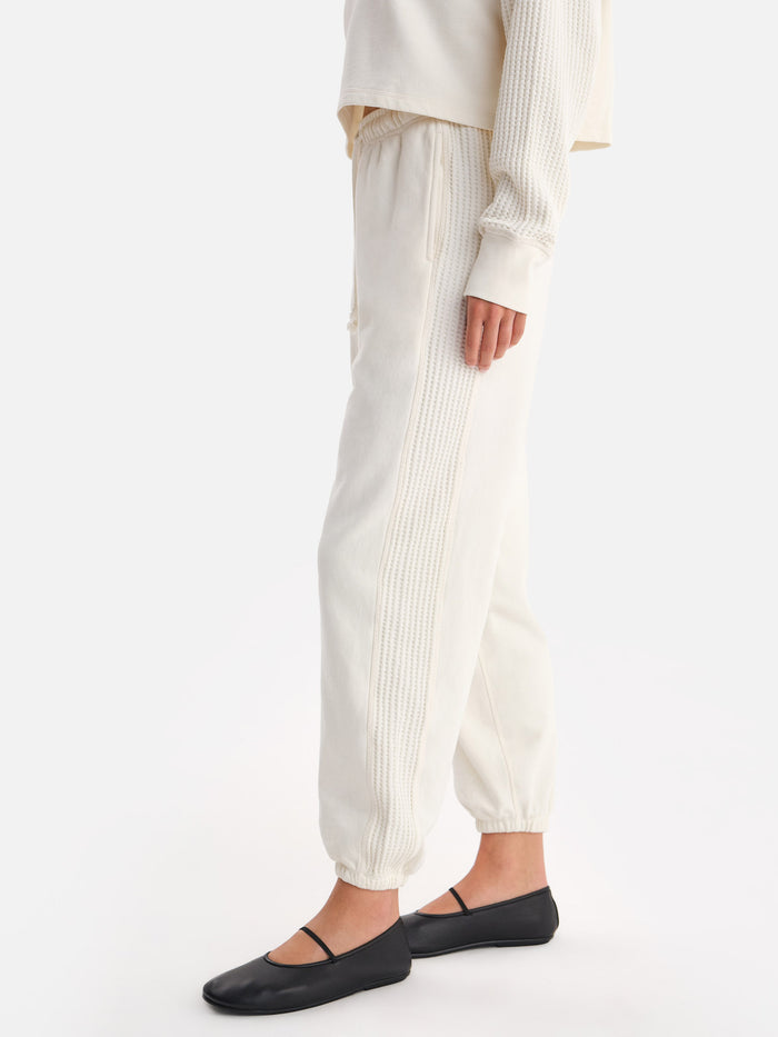 Organic Fleece and Waffle Relaxed Pocket Sweatpant