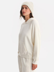 Organic Fleece and Waffle Hoodie