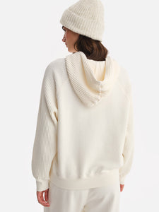 Organic Fleece and Waffle Hoodie