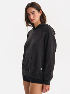 Organic Fleece and Waffle Hoodie