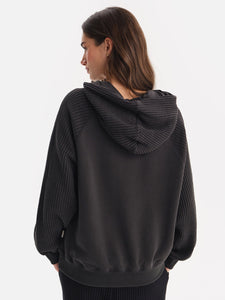 Organic Fleece and Waffle Hoodie