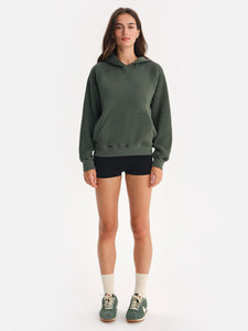 Organic Fleece and Waffle Hoodie
