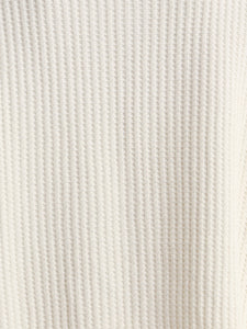 Organic Waffle Cropped Henley
