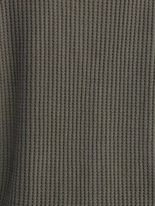 Organic Waffle Collared Half-Zip Sweatshirt