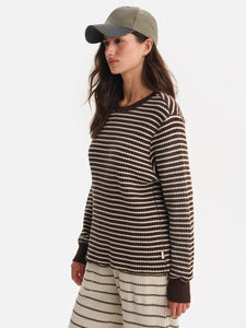 Organic Waffle Crew Top