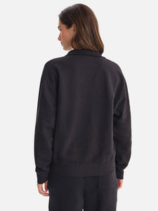 Organic Fleece Quarter Zip Sweatshirt