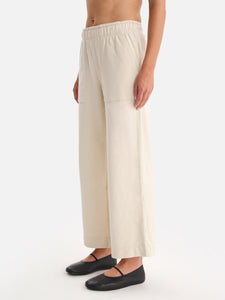 Organic Fleece Wide Leg Pant