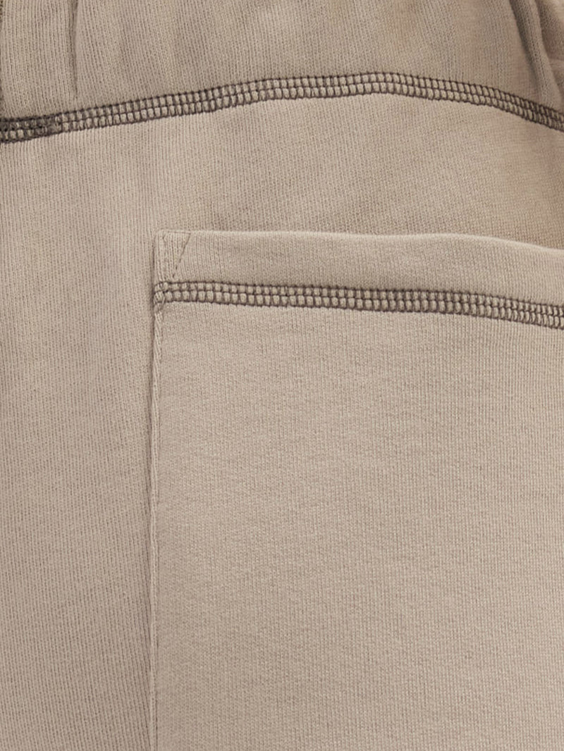 Organic Fleece Contrast Straight Leg Sweatpant