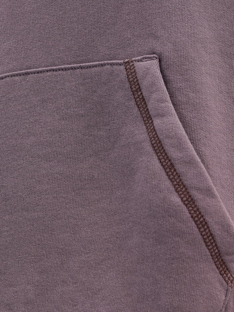 Organic Fleece Contrast Hoodie