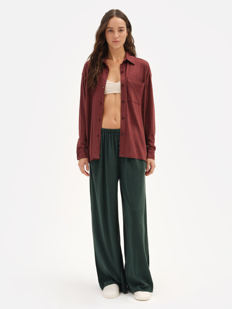 Tencel Sleep Wide Leg Pant