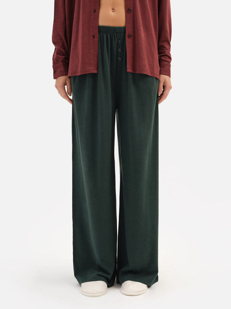 Tencel Sleep Wide Leg Pant