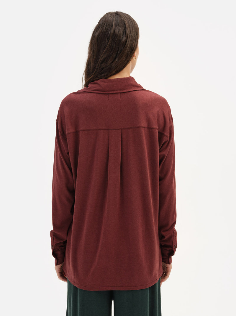 Tencel Sleep Button Down