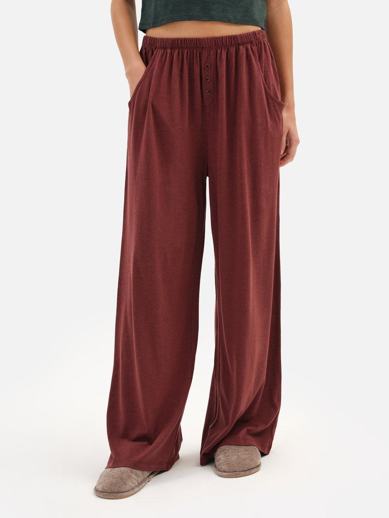 Tencel Sleep Wide Leg Pant