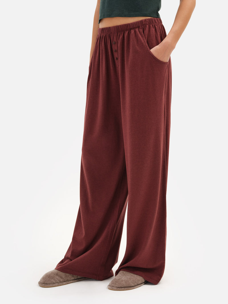 Tencel Sleep Wide Leg Pant