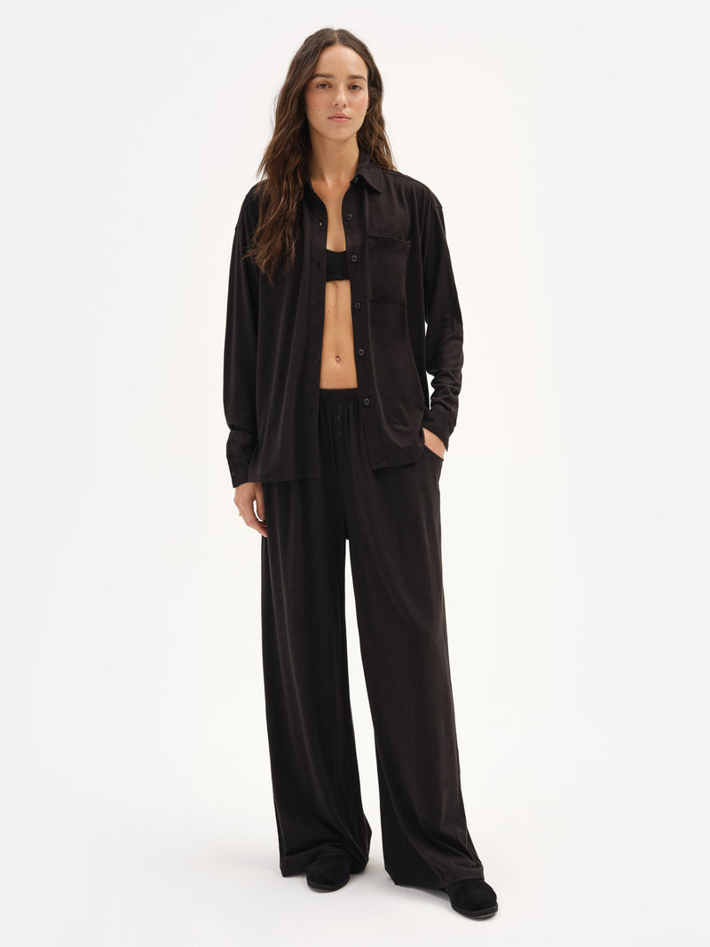 Tencel Sleep Wide Leg Pant