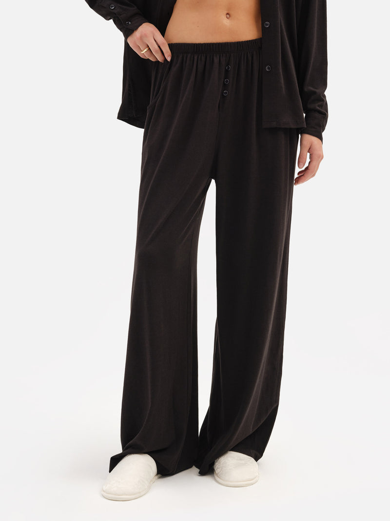 Tencel Sleep Wide Leg Pant